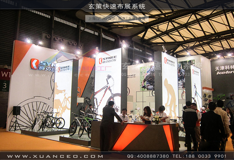 赛克展台搭展-自行车展展台搭展-上海好色先生APP下载展览工厂07