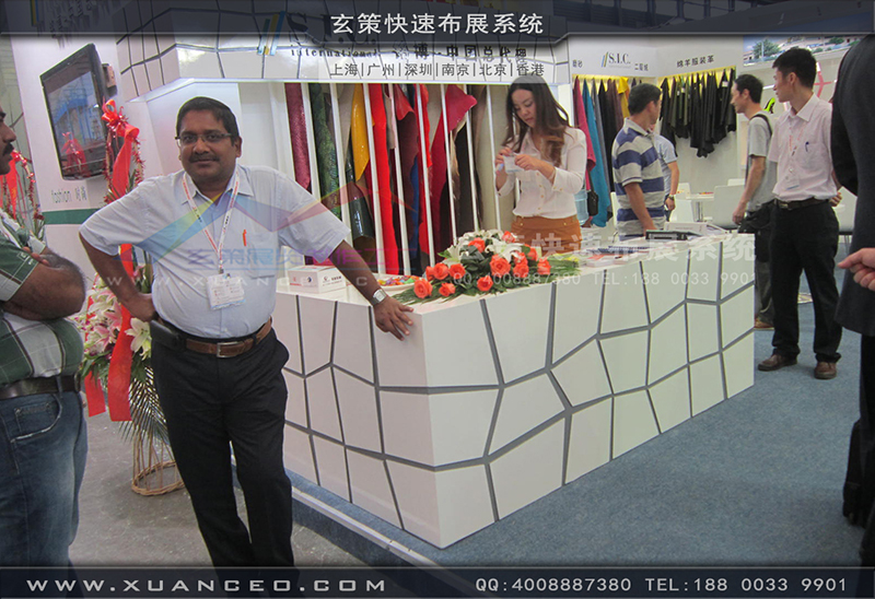 铭博·SIC展台搭展-皮革展展台搭展-上海好色先生APP下载展览工厂07